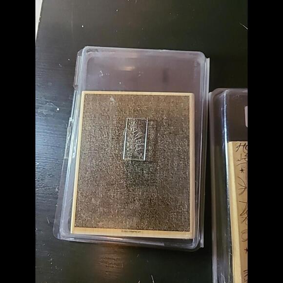 2 New Stamping Up Holiday Print And Just Jeans Stamp - Picture 5 of 9